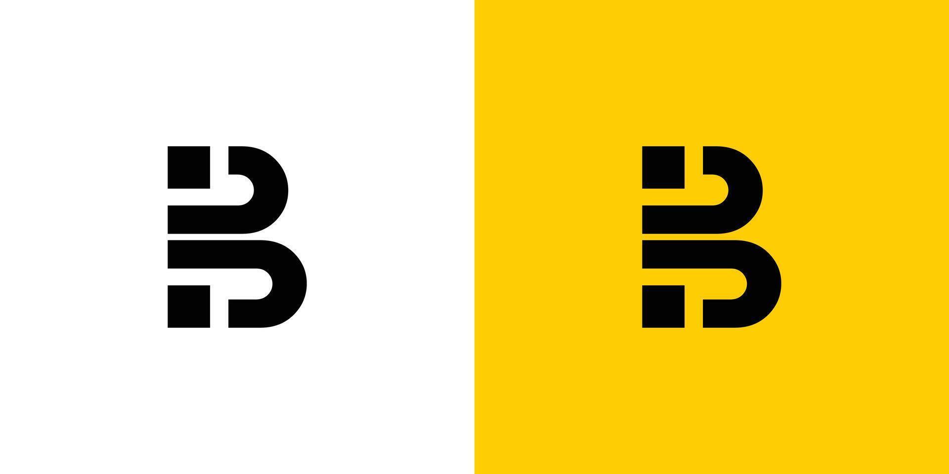 Modern and unique B logo design vector