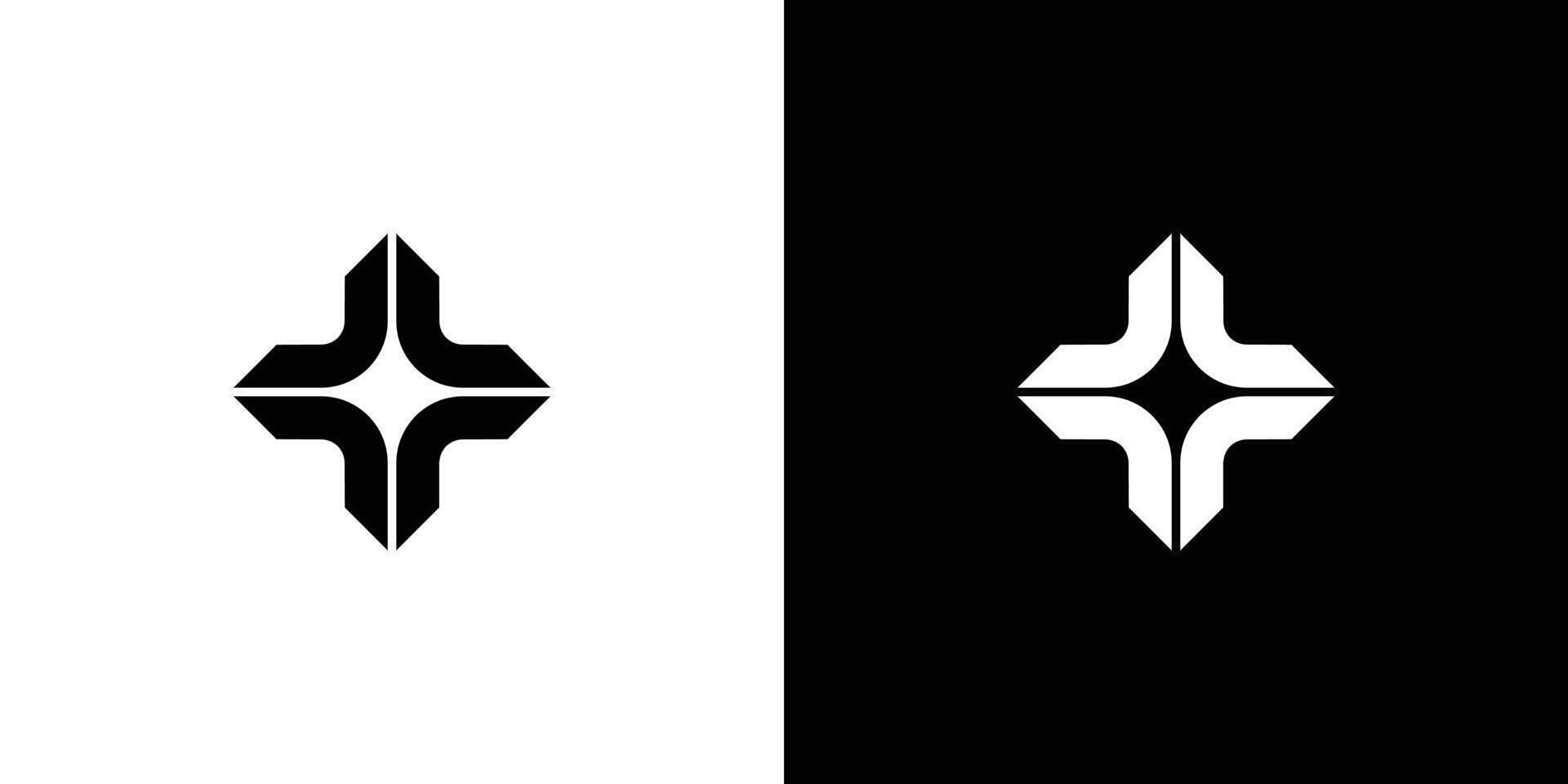 Modern and Unique star icon logo design vector
