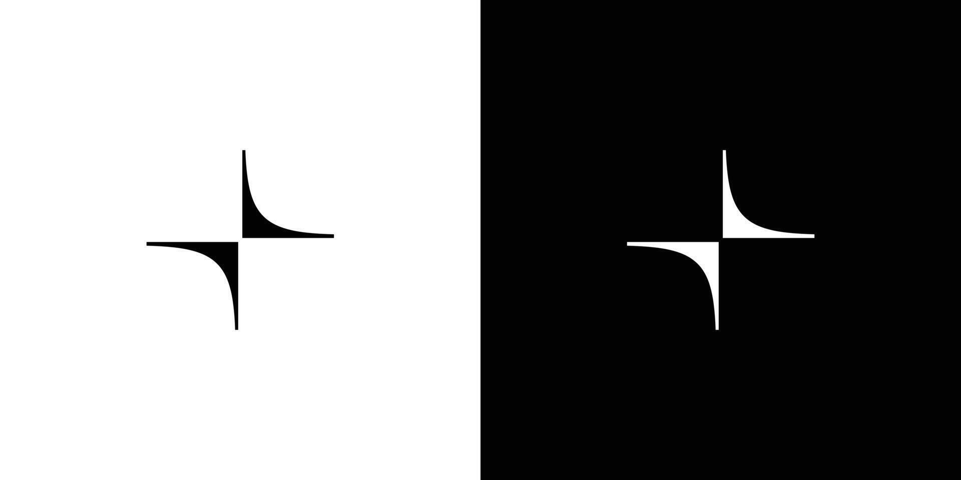 Simple and Unique star icon logo design 2 vector