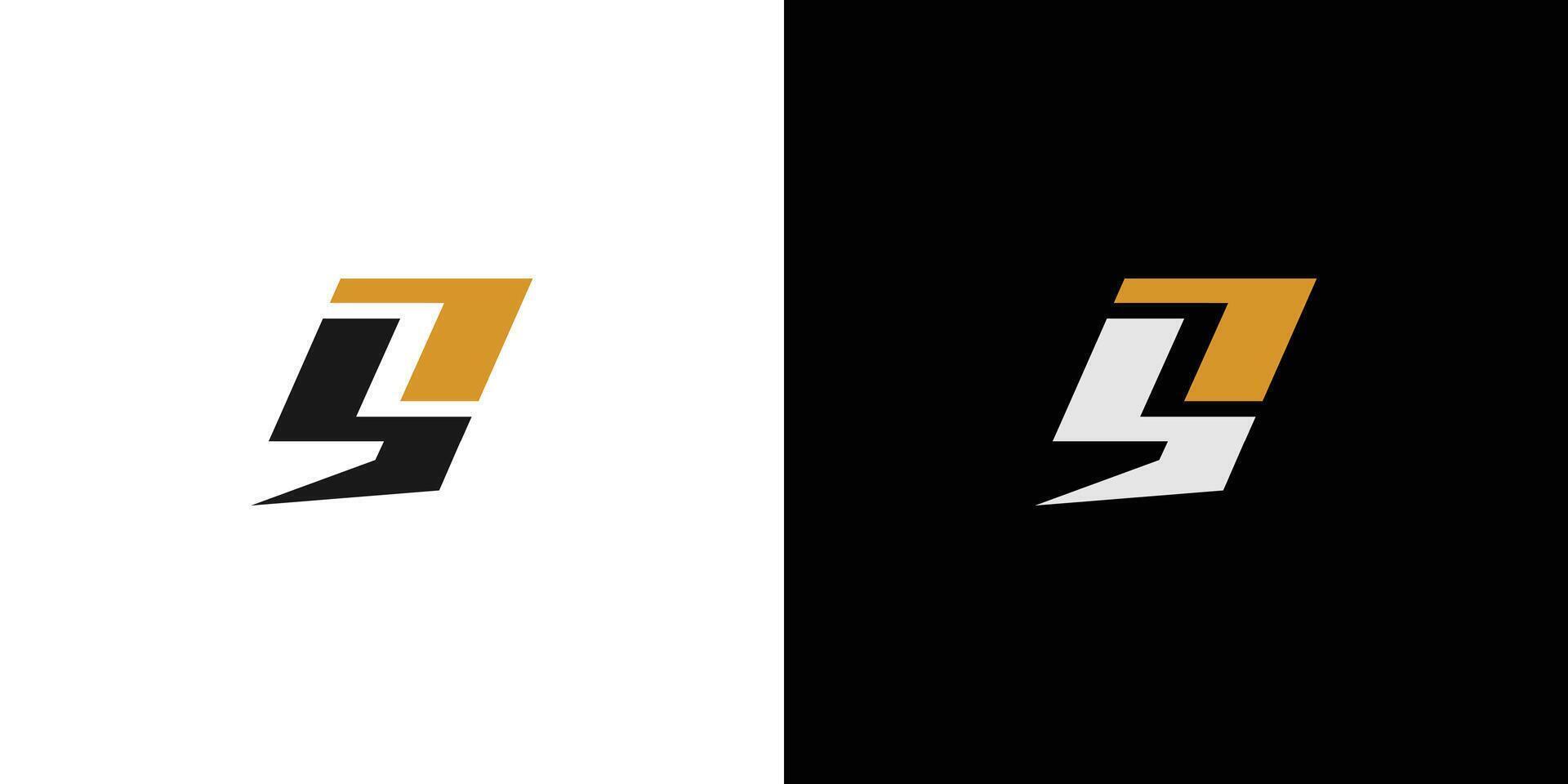 Modern and unique 9 logo design vector
