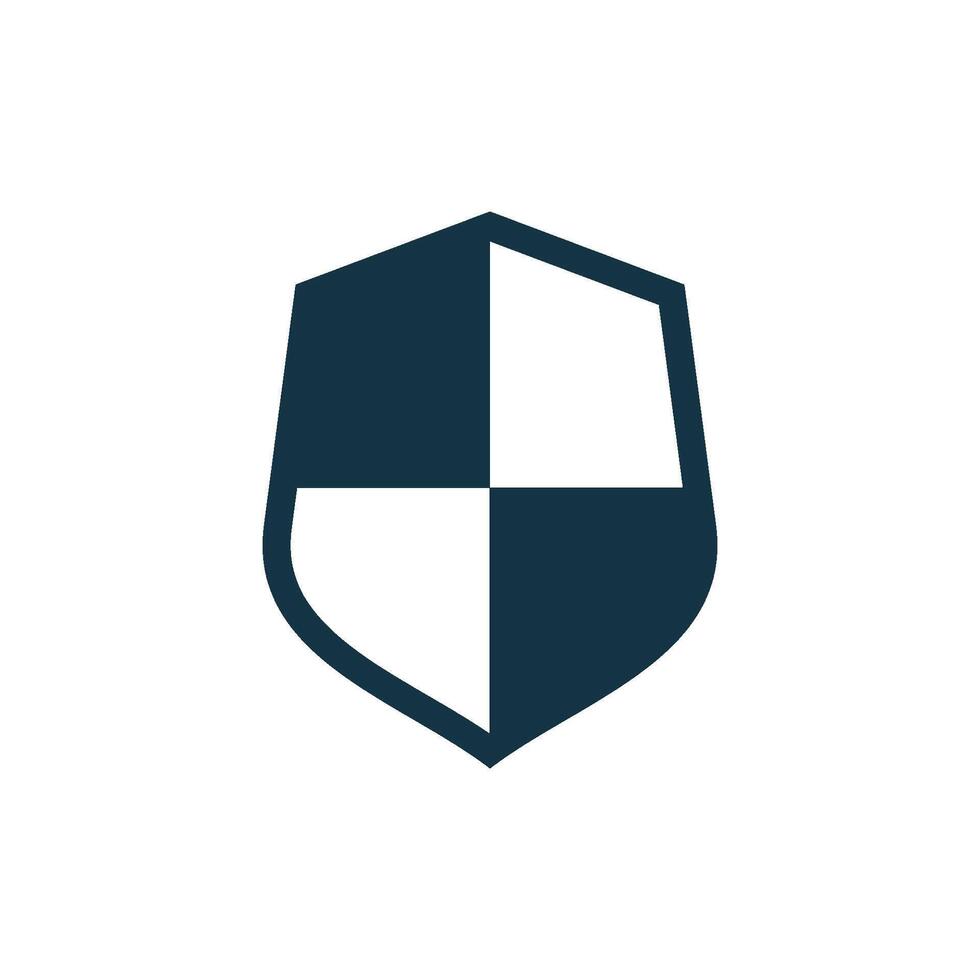 Classic Shield Template Logo Design vector