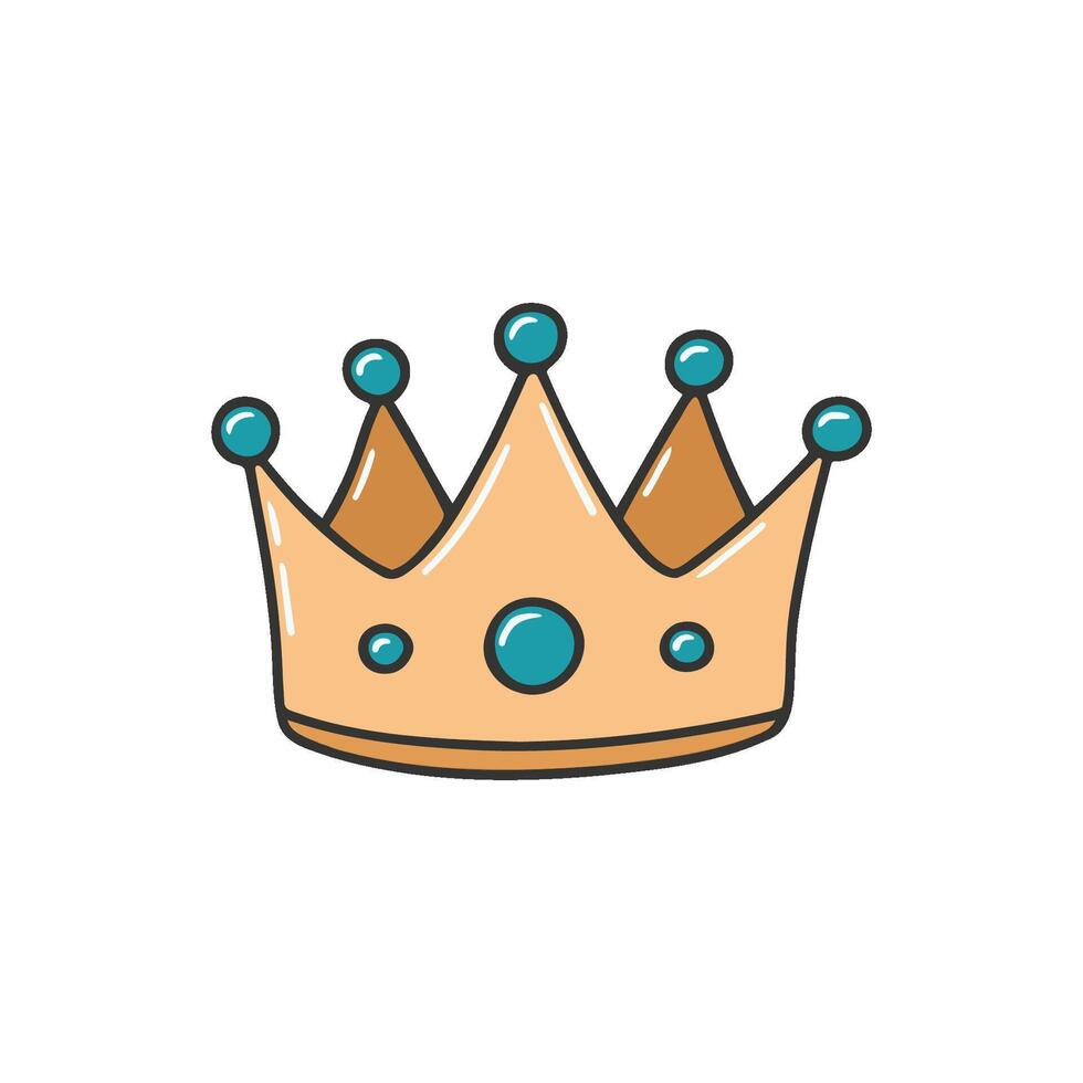 Illustration of Ancient crown vector