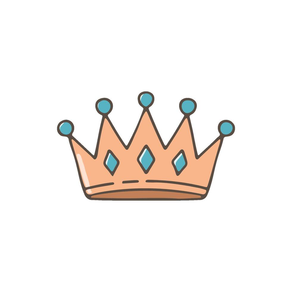 Illustration of Ancient crown vector