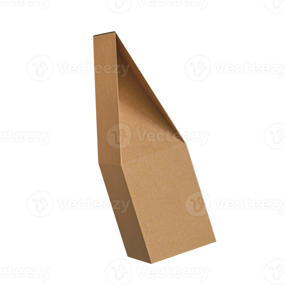 Pouch packaging for coffee, food or etc realistic 3D rendering png