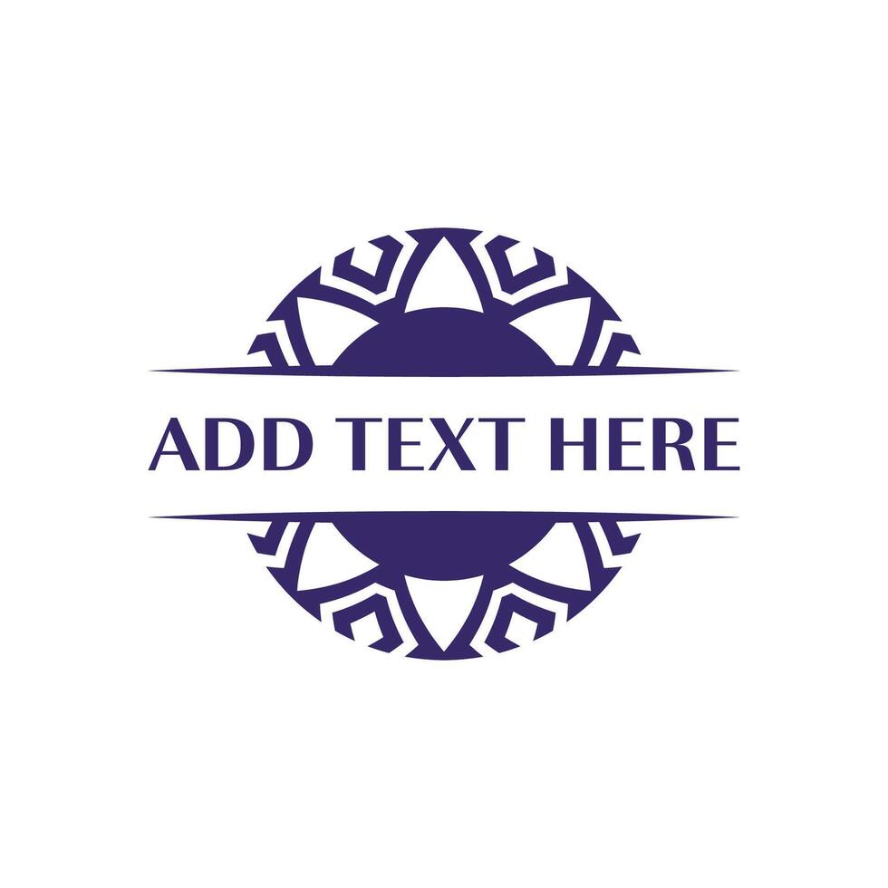 Clean and modern circle logo design great for tech companies and digital platforms vector