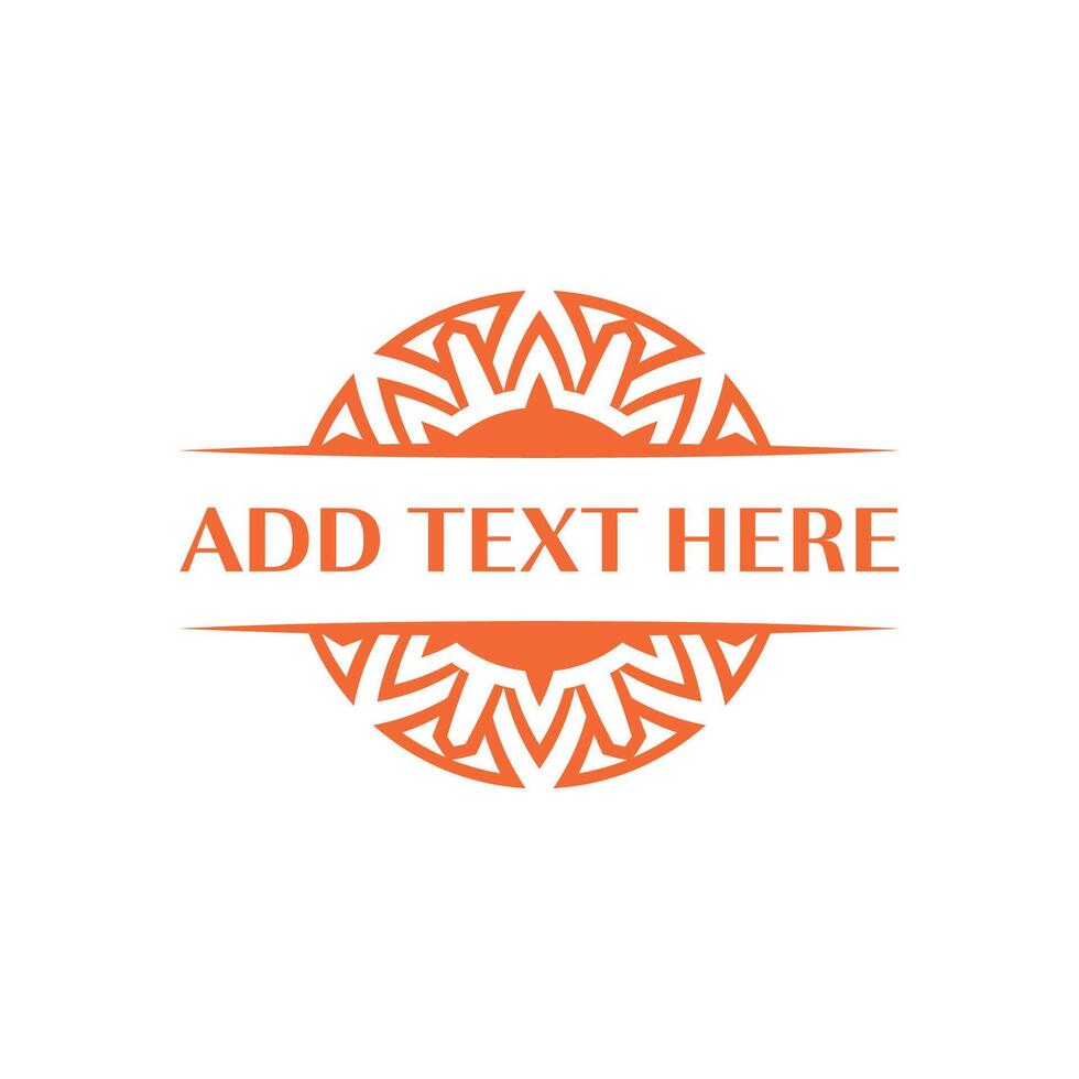 Clean and modern circle logo design great for tech companies and digital platforms vector