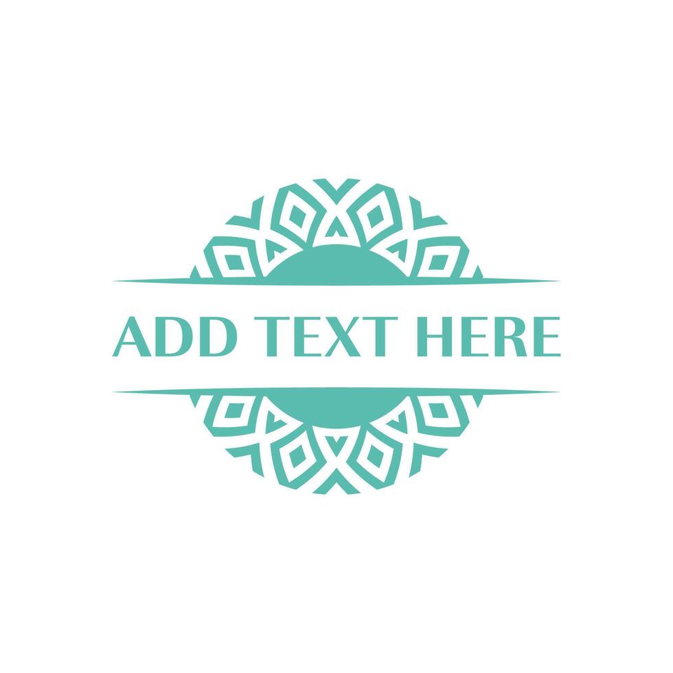 Elegant circular emblem design ideal for luxury branding vector