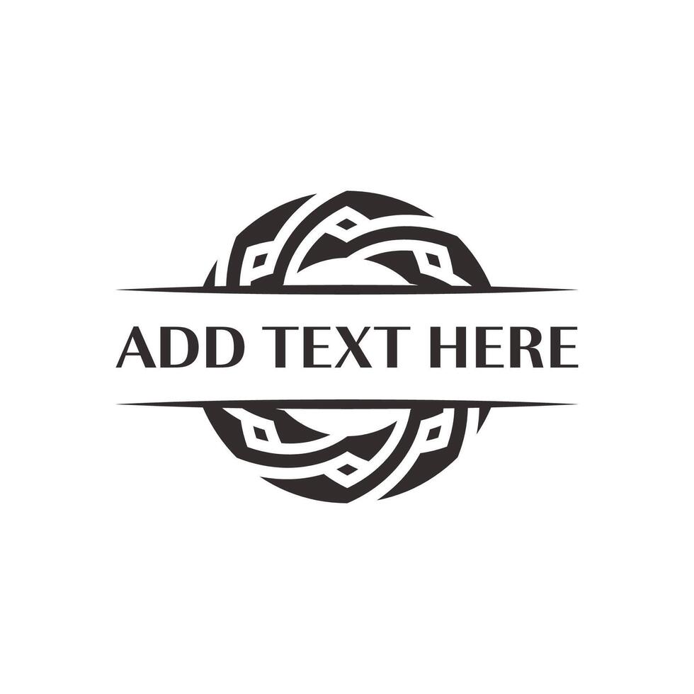 Refined emblem template with vintage appeal suited for craft or handmade brands vector
