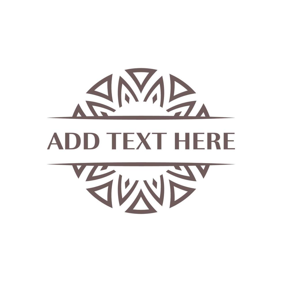 Sophisticated badge layout for branding designed for high-end labels vector