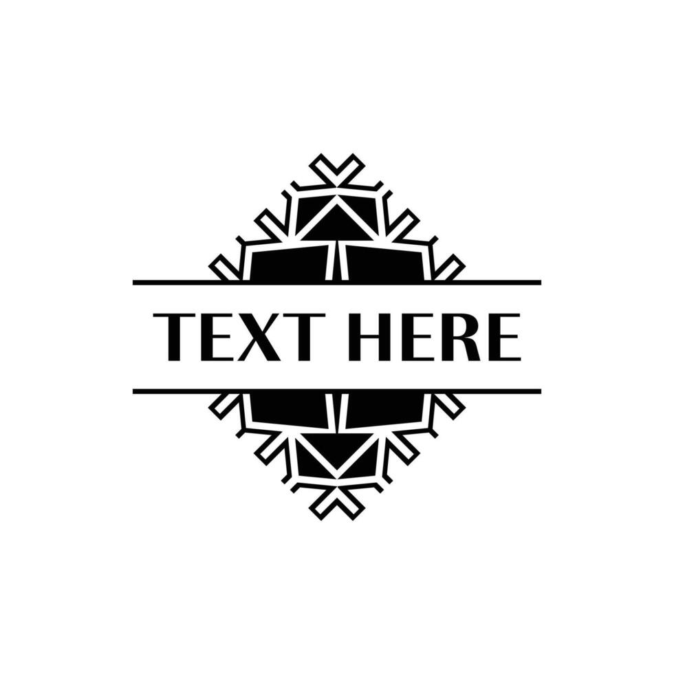 Ornamental Celtic-Inspired Frame for Unique Invitations vector