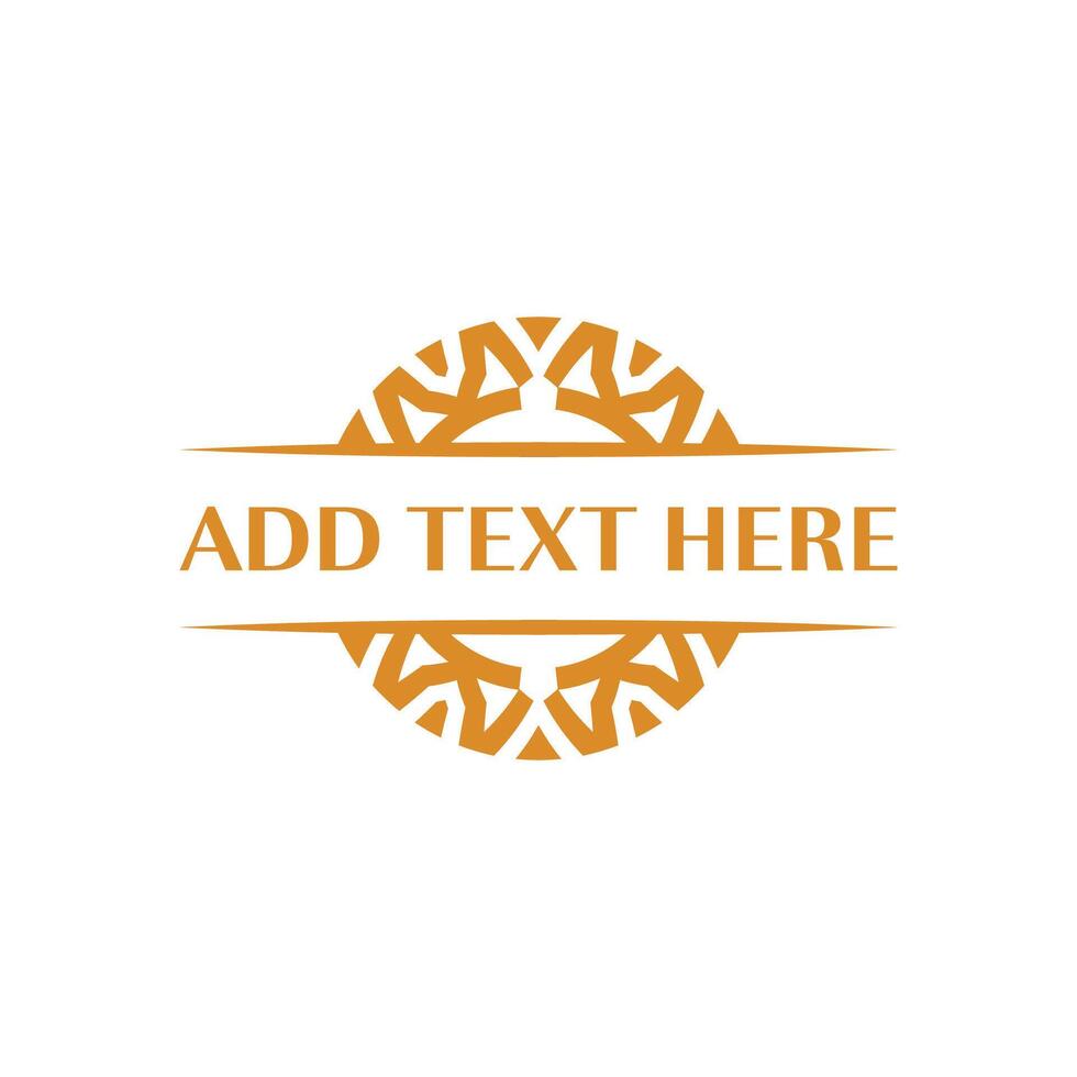 Refined emblem template with vintage appeal suited for craft or handmade brands vector