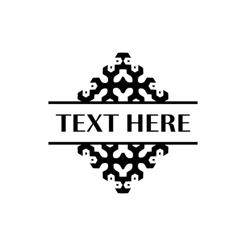 Art Deco Geometric Line Frame for Timeless Branding vector