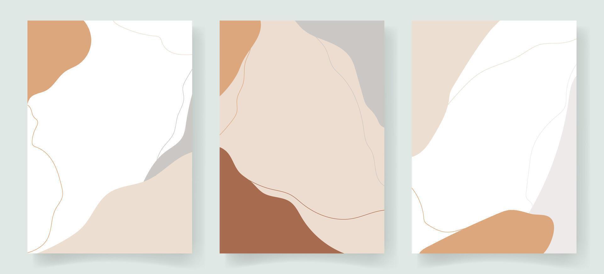 Abstract memphis backgrounds with wave shapes vector