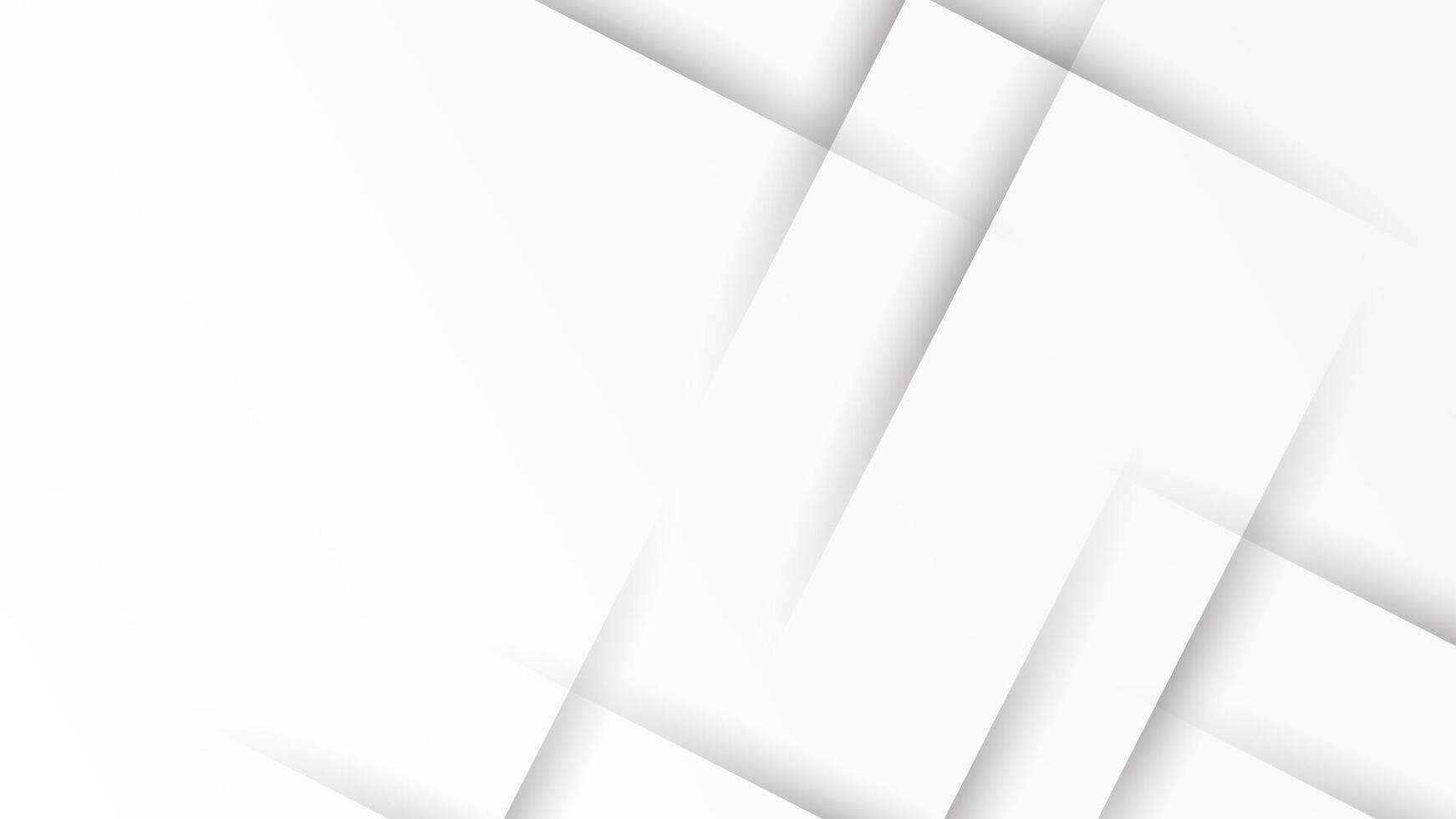 Diagonal layered white stripes background vector