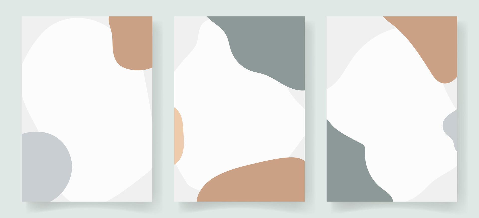 Abstract memphis backgrounds collection vector