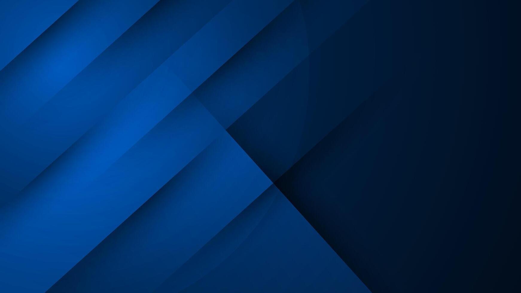 Dark blue geometric background with diagonal layers design vector