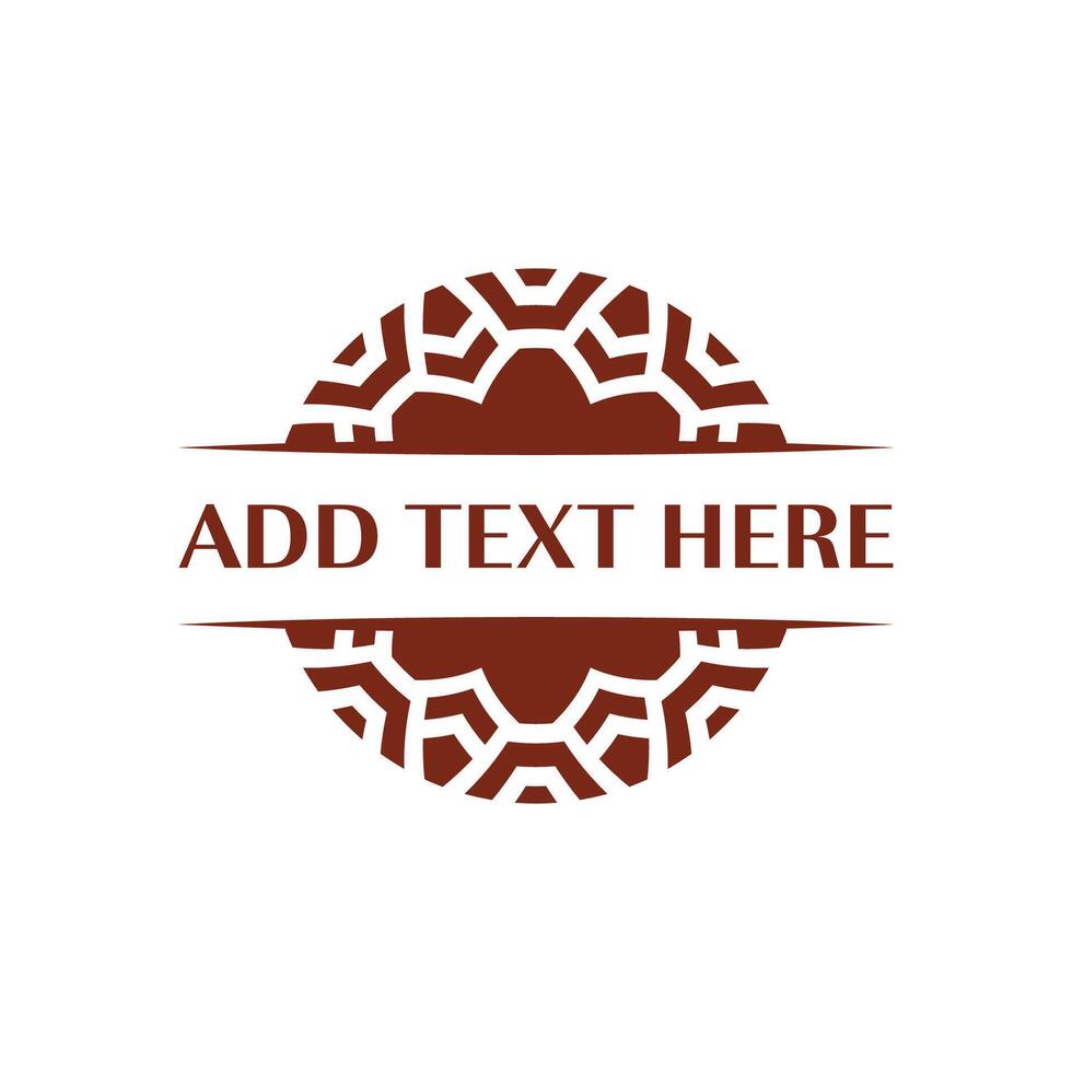 Classic badge design with customizable text suitable for logos and seals vector