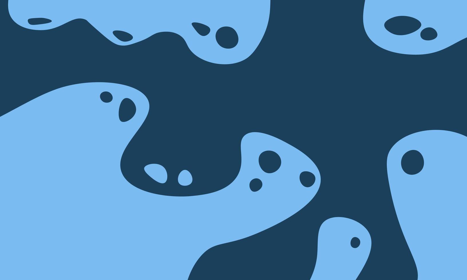 Abstract liquid blue background design vector