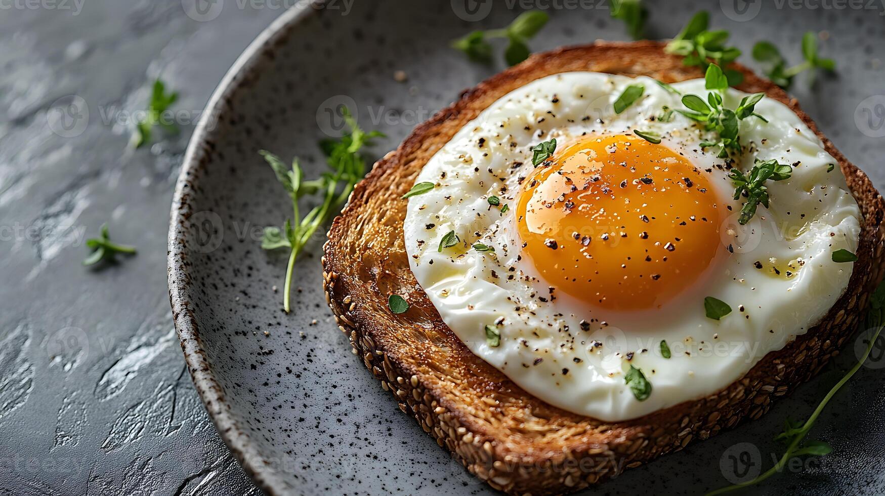 Healthy breakfast is very important because it keeps you energized all the day. This image can be used in advertisements or on social media to promote healthy and balanced diet in your daily life. photo