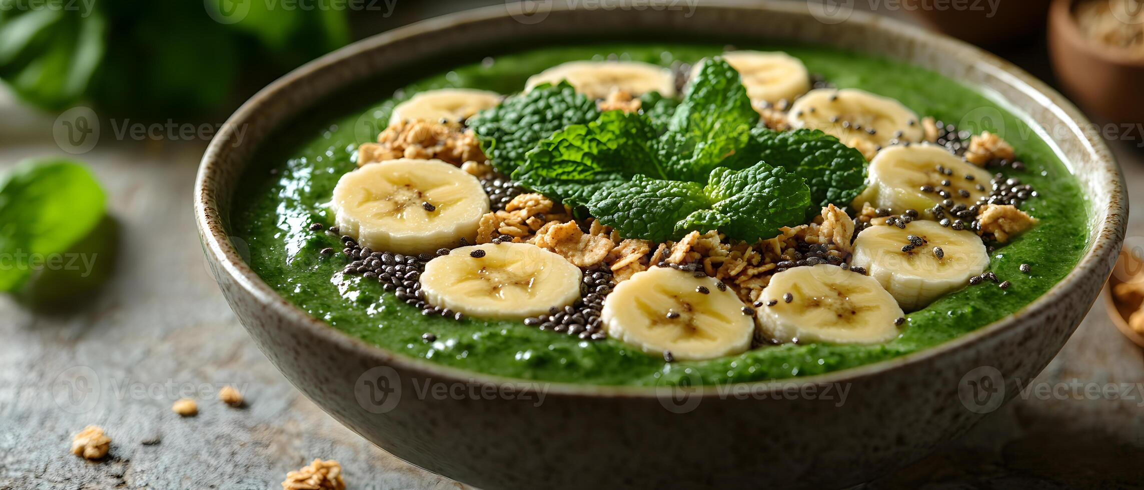 Healthy breakfast is very important because it keeps you energized all the day. This image can be used in advertisements or on social media to promote healthy and balanced diet in your daily life. photo