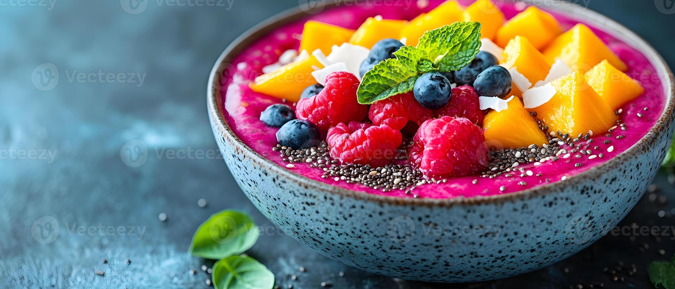 Healthy breakfast is very important because it keeps you energized all the day. This image can be used in advertisements or on social media to promote healthy and balanced diet in your daily life. photo