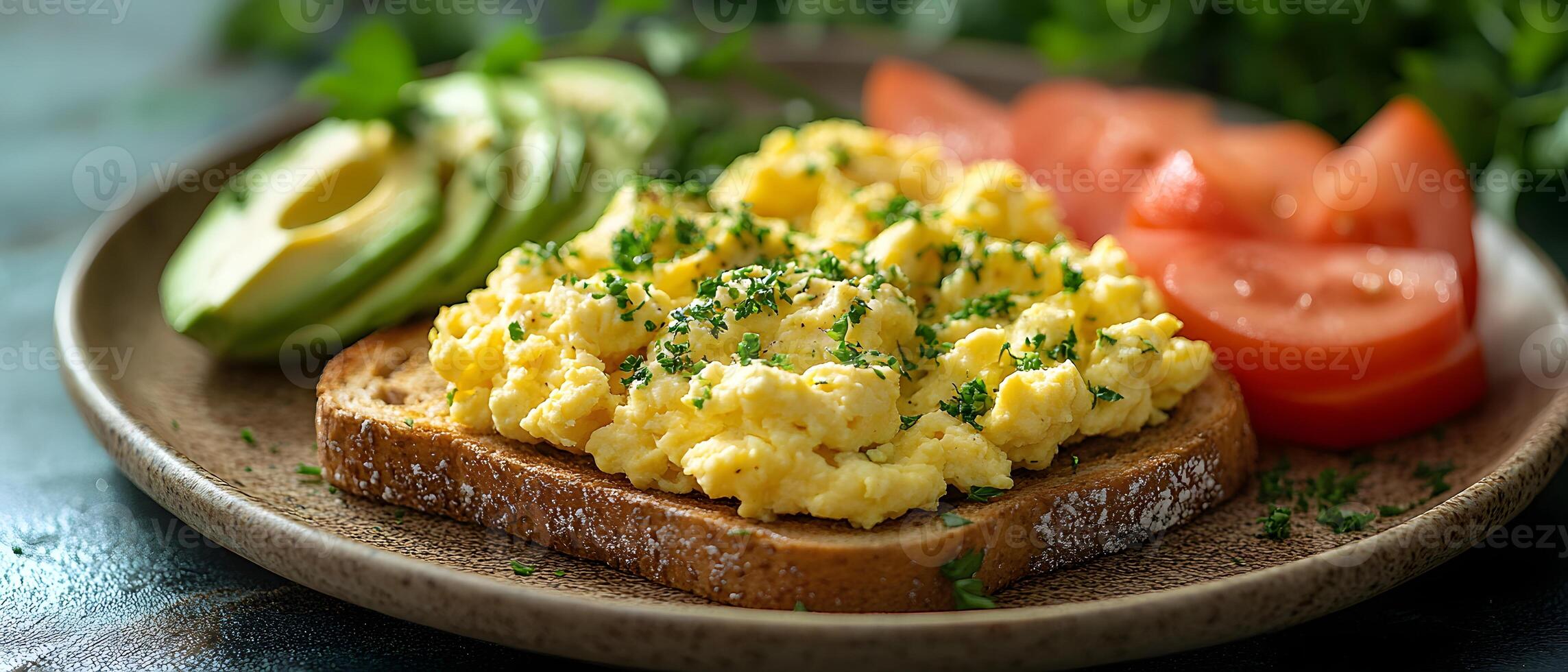 Healthy breakfast is very important because it keeps you energized all the day. This image can be used in advertisements or on social media to promote healthy and balanced diet in your daily life. photo