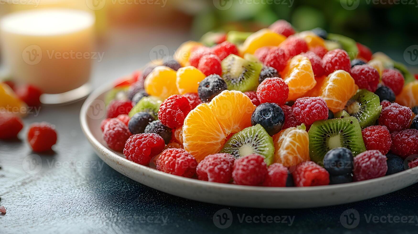 Healthy breakfast is very important because it keeps you energized all the day. This image can be used in advertisements or on social media to promote healthy and balanced diet in your daily life. photo