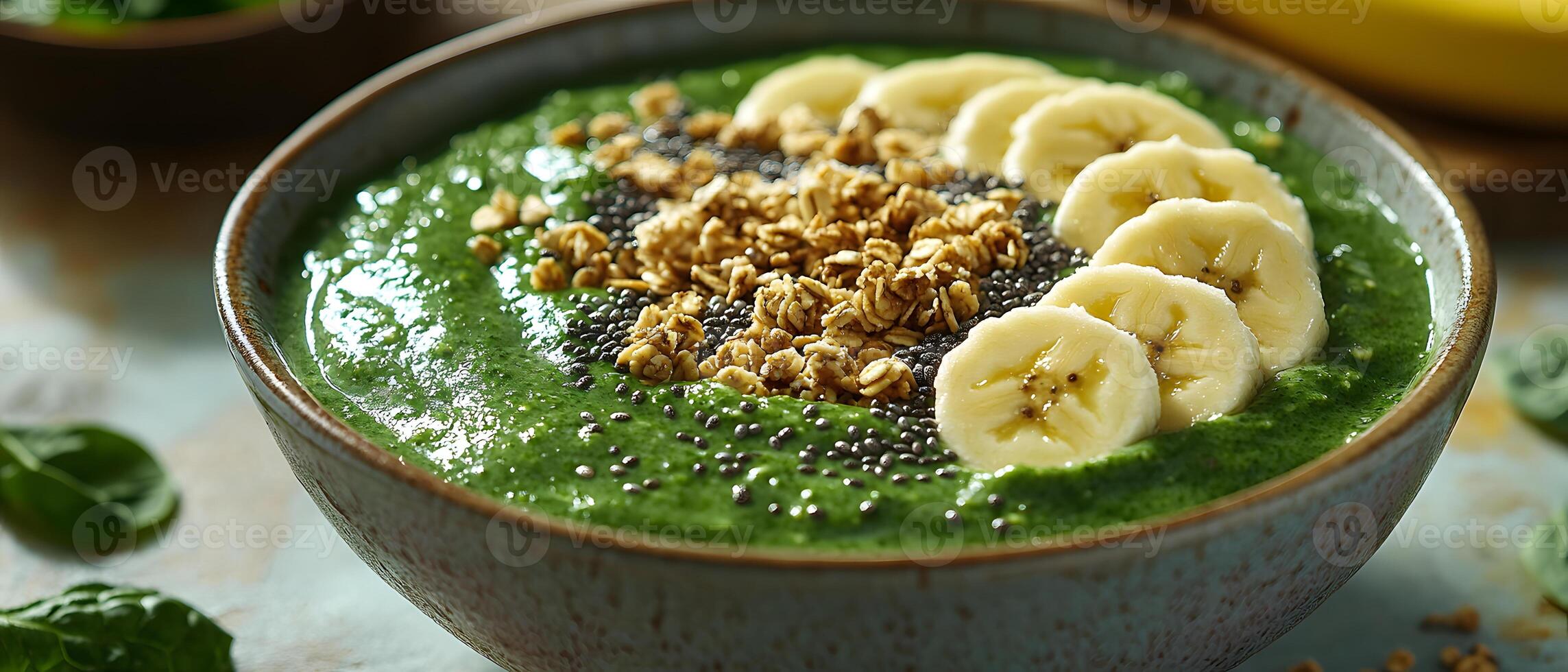 Healthy breakfast is very important because it keeps you energized all the day. This image can be used in advertisements or on social media to promote healthy and balanced diet in your daily life. photo