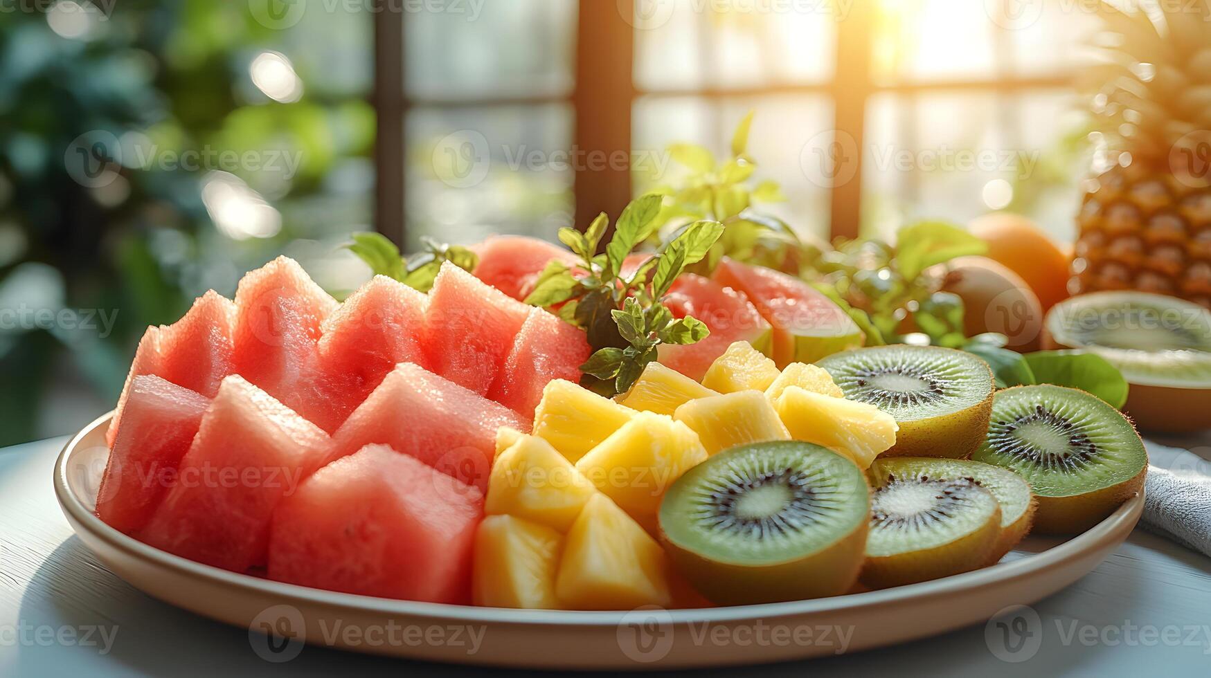 Healthy breakfast is very important because it keeps you energized all the day. This image can be used in advertisements or on social media to promote healthy and balanced diet in your daily life. photo