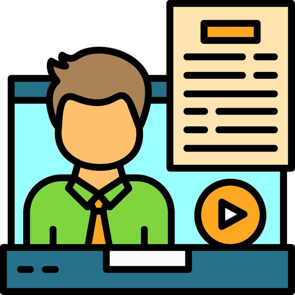 In Person Interview Icon Design vector