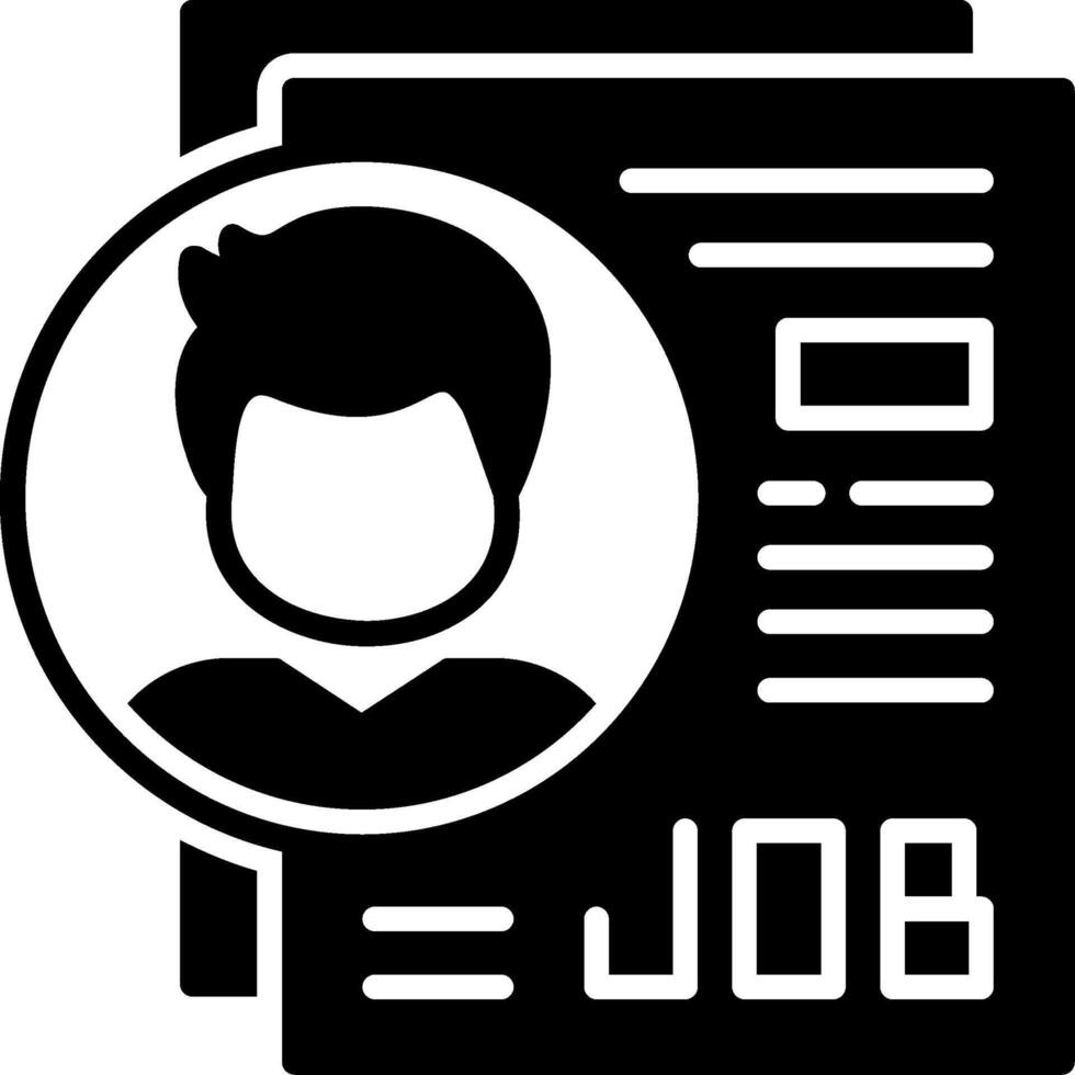 Job Description Icon Design Symbol vector