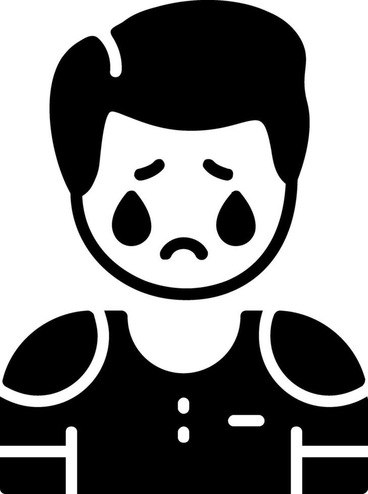 Melancholy Icon Design Symbol vector