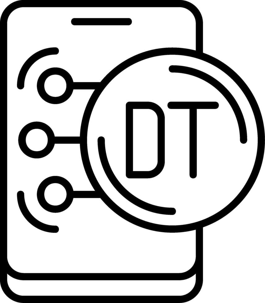 Tunisian Dinar Icon Design Symbpl vector