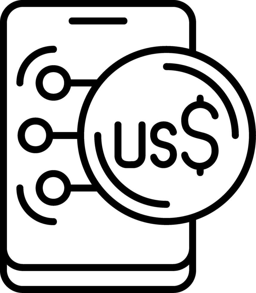 Tuvaluan Dollar Icon Design Symbpl vector