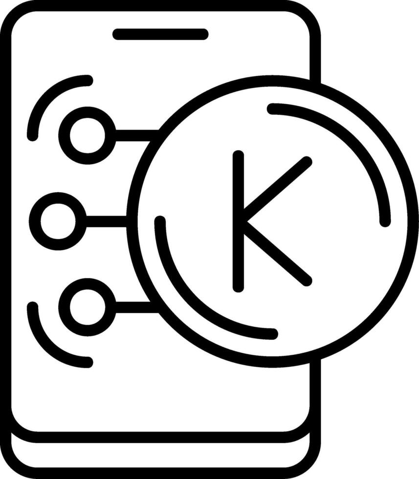 Myanmar Kyat Icon Design Symbpl vector
