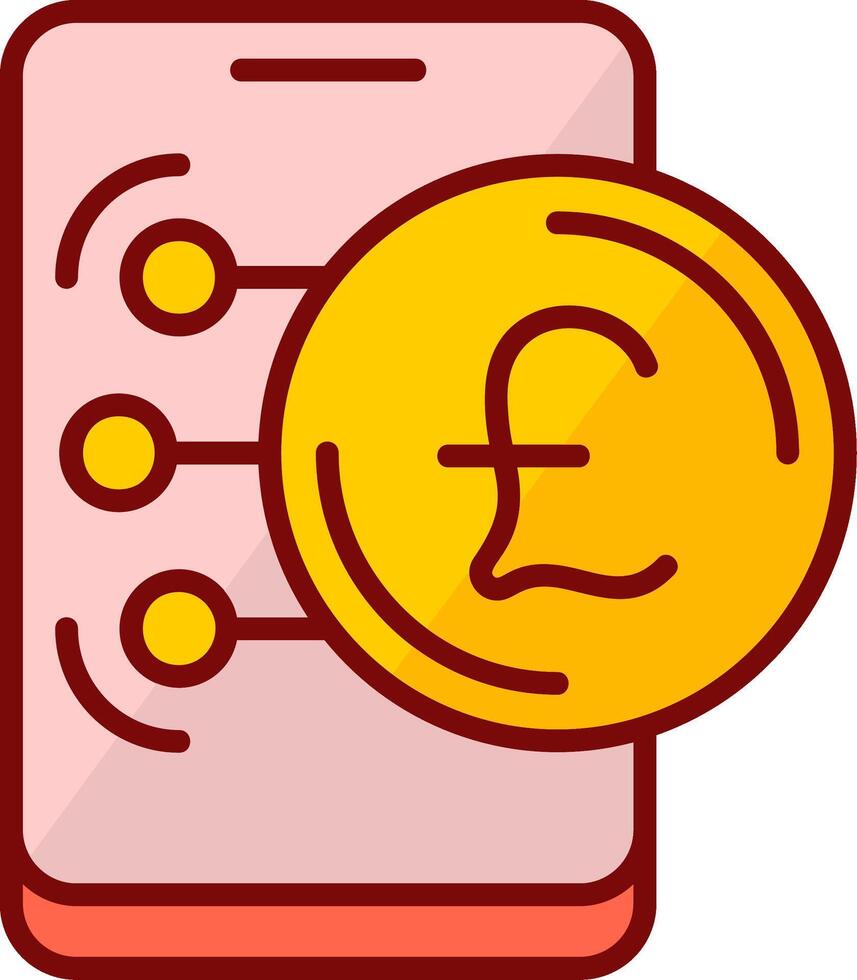 British Pound Sterling Icon Design Symbpl vector