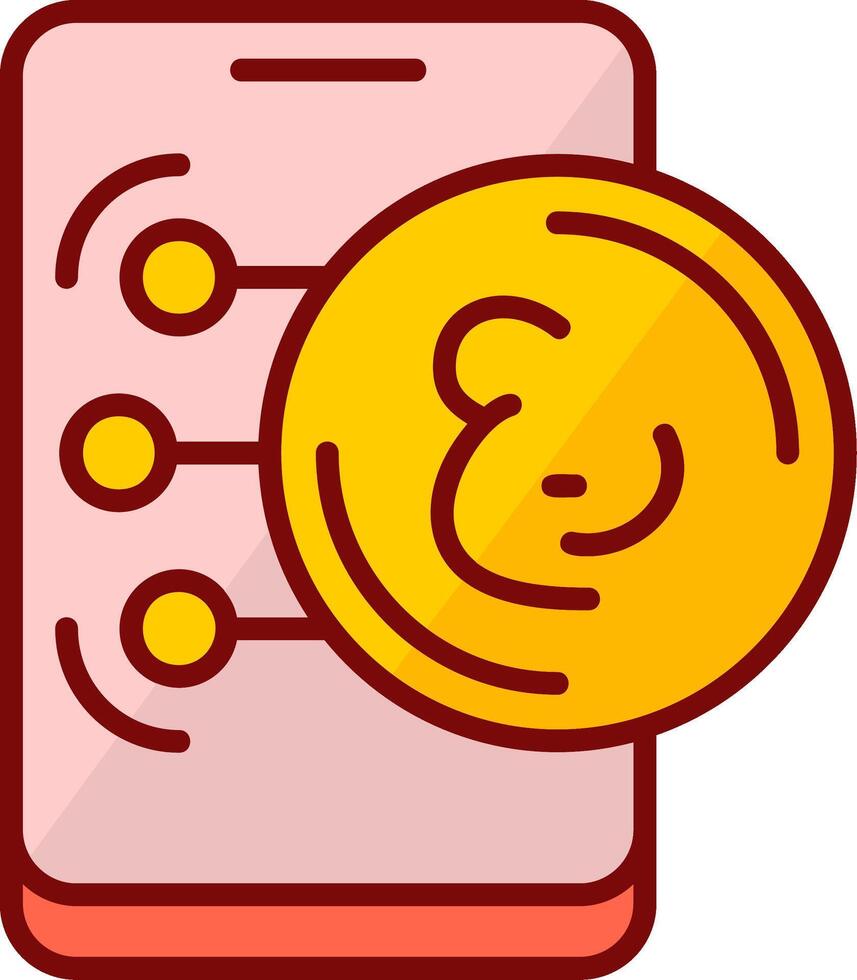 Omani Rial Icon Design Symbpl vector