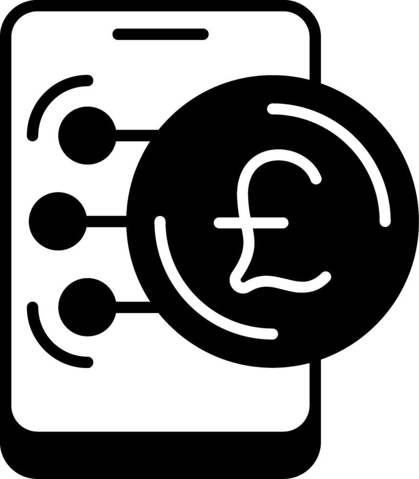 British Pound Sterling Icon Design Symbpl vector