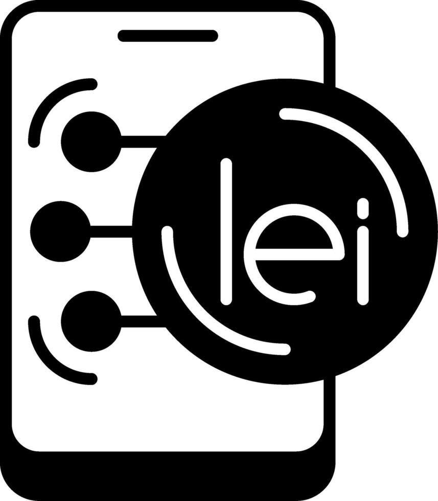 Romanian Leu Icon Design Symbpl vector