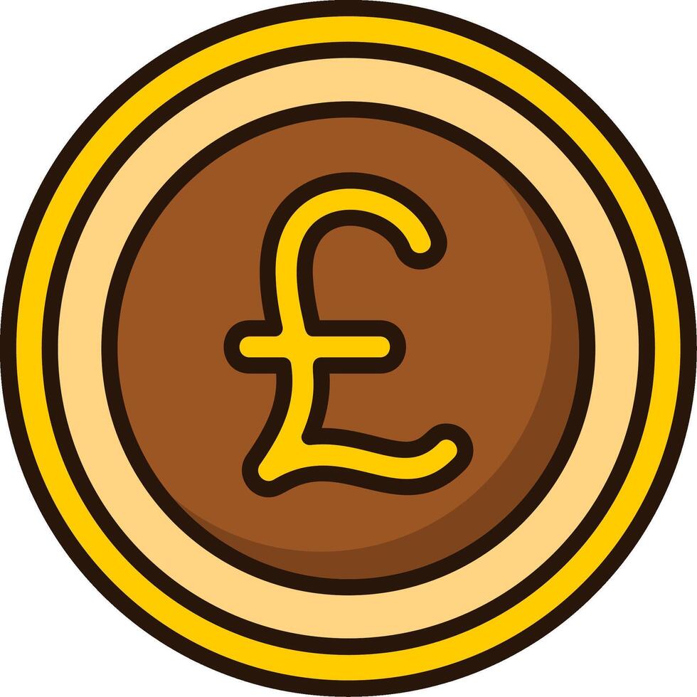 British Pound Sterling Icon Design Symbpl vector