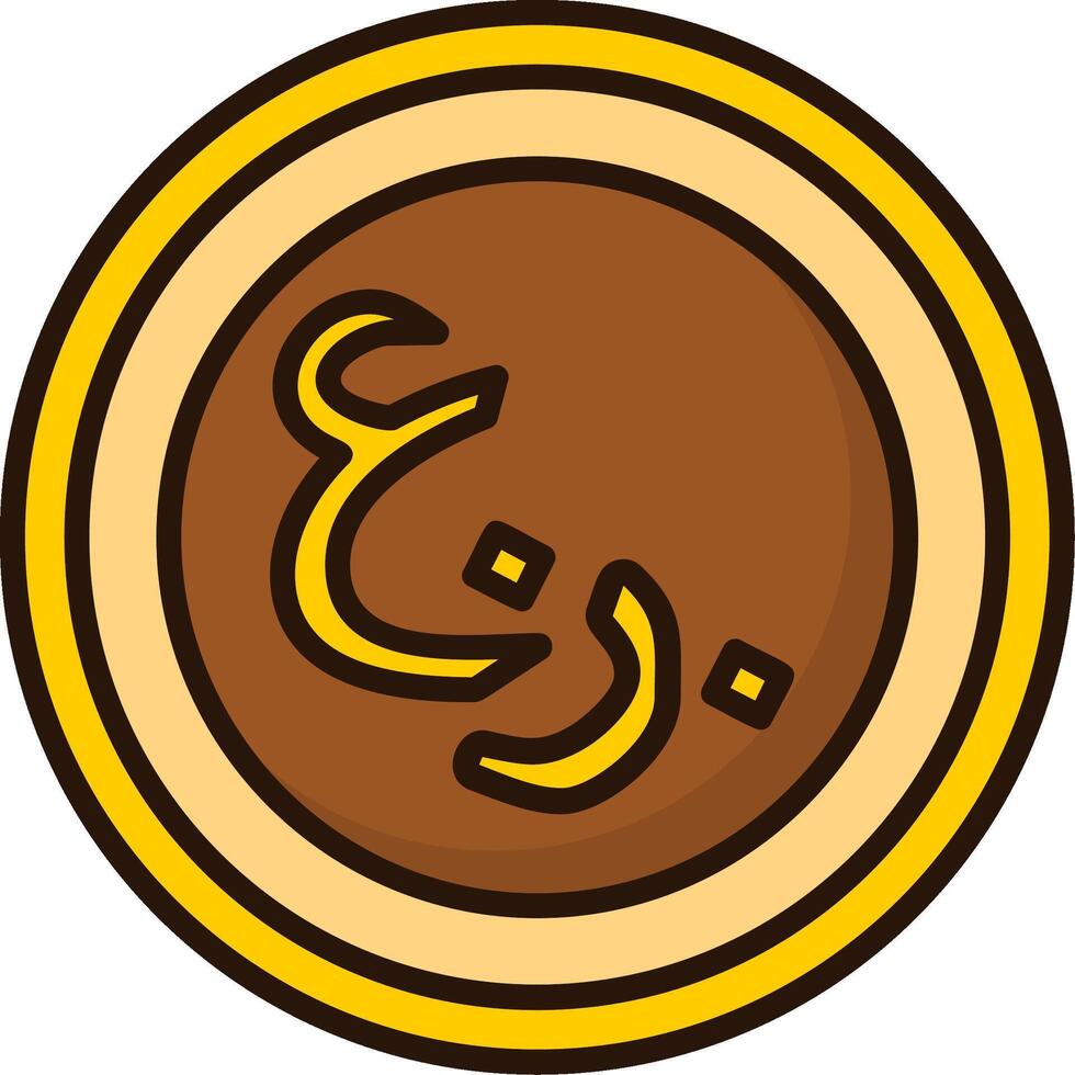 Omani Rial Icon Design Symbpl vector