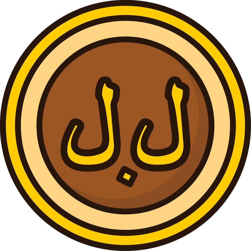 Lebanese Pound Icon Design Symbpl vector