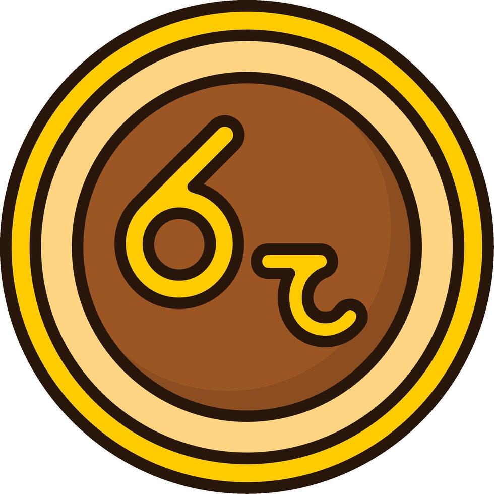 Sri Lankan Rupee Icon Design Symbpl vector
