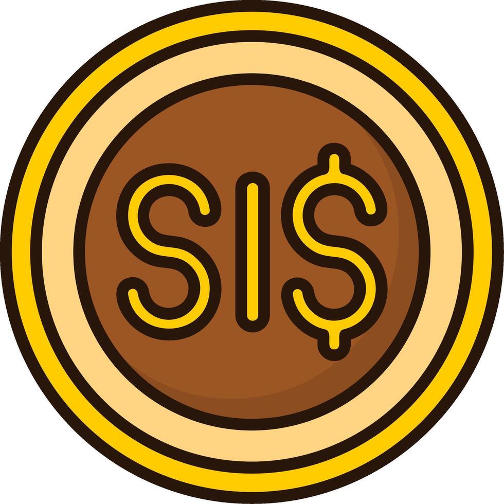 Solomon Islands Dollar Icon Design Symbpl vector