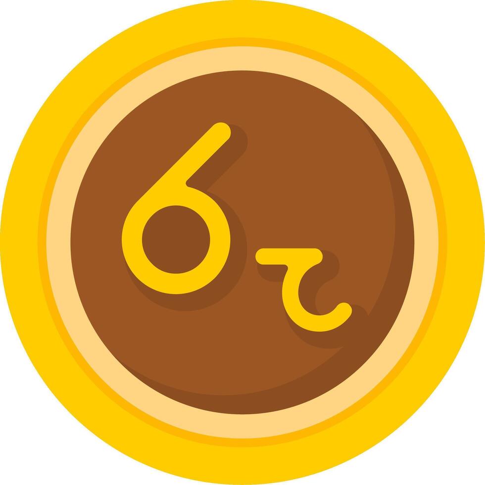 Sri Lankan Rupee Icon Design Symbpl vector