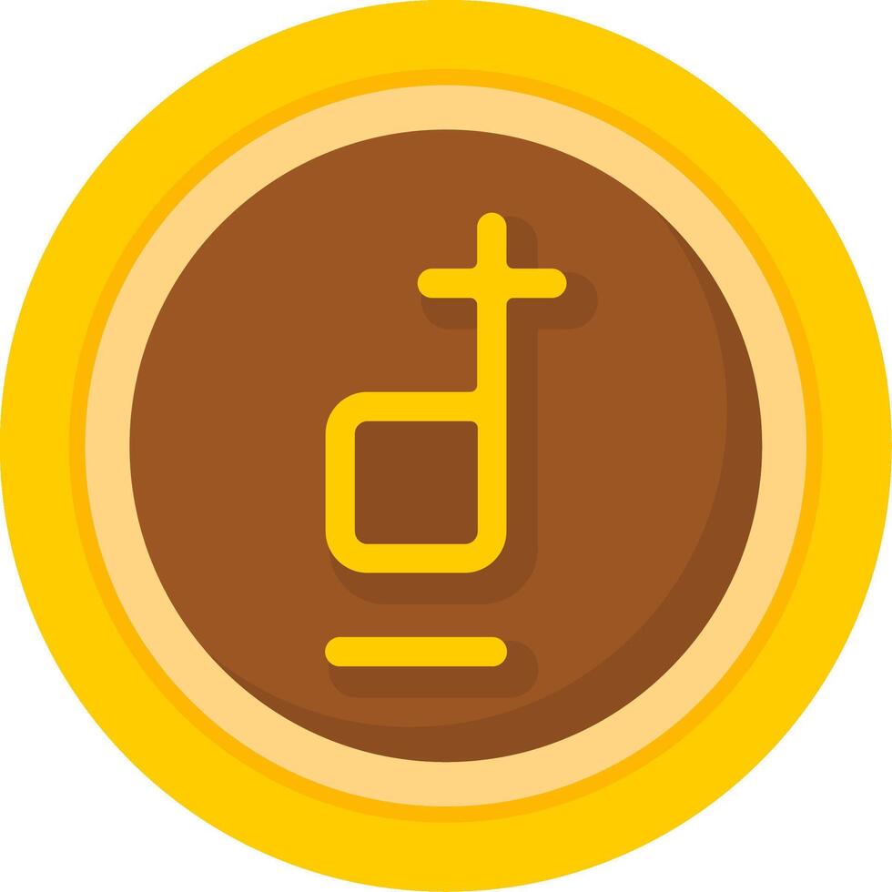 Vietnamese Dong Icon Design Symbpl vector