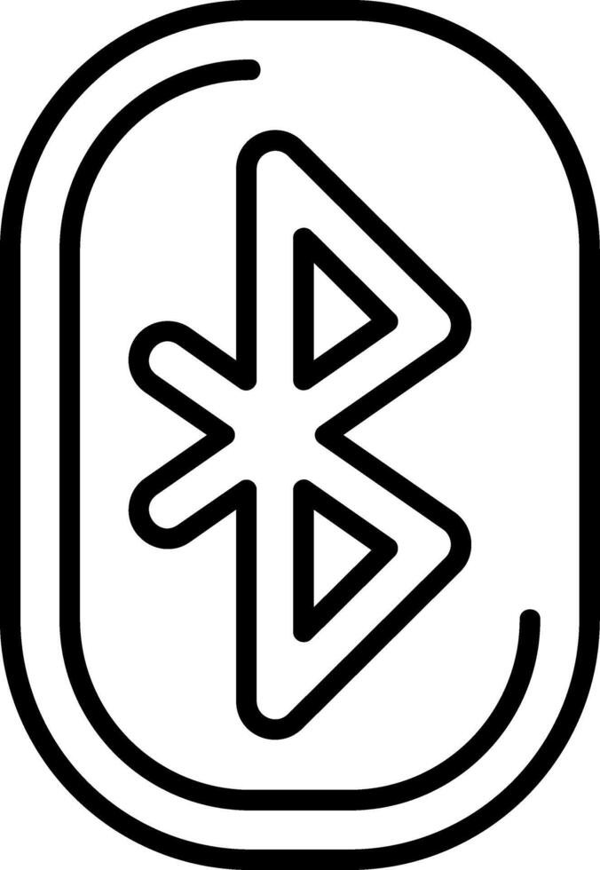 Bluetooth Icon Design vector