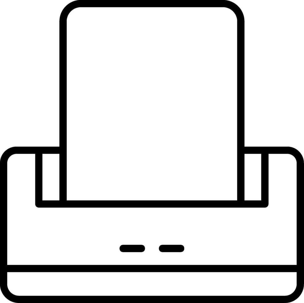 Print Icon Design vector