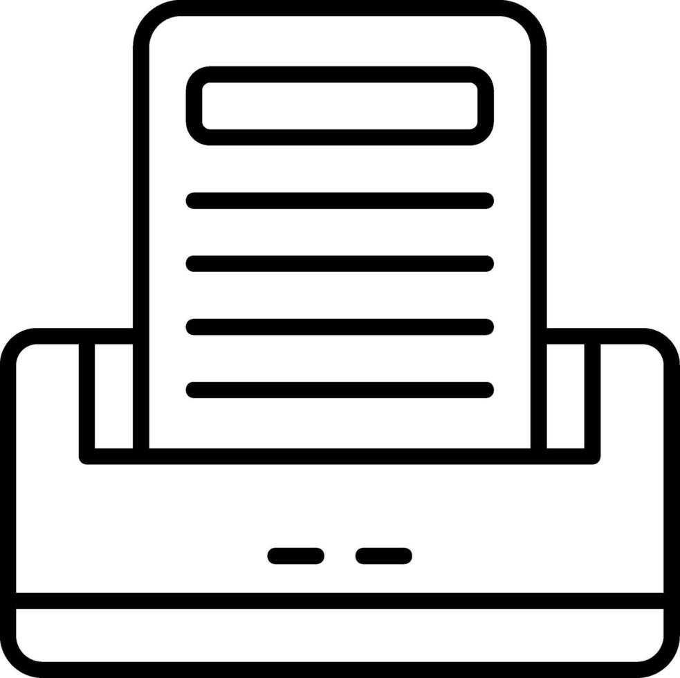Print job Icon Design vector