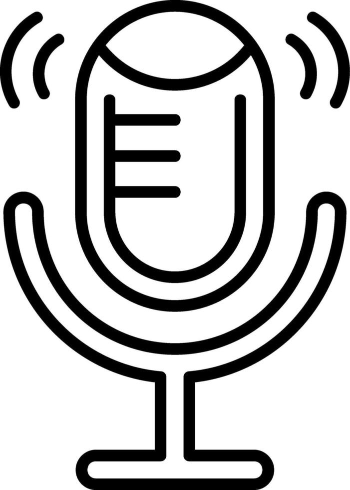 Podcast Icon Design vector